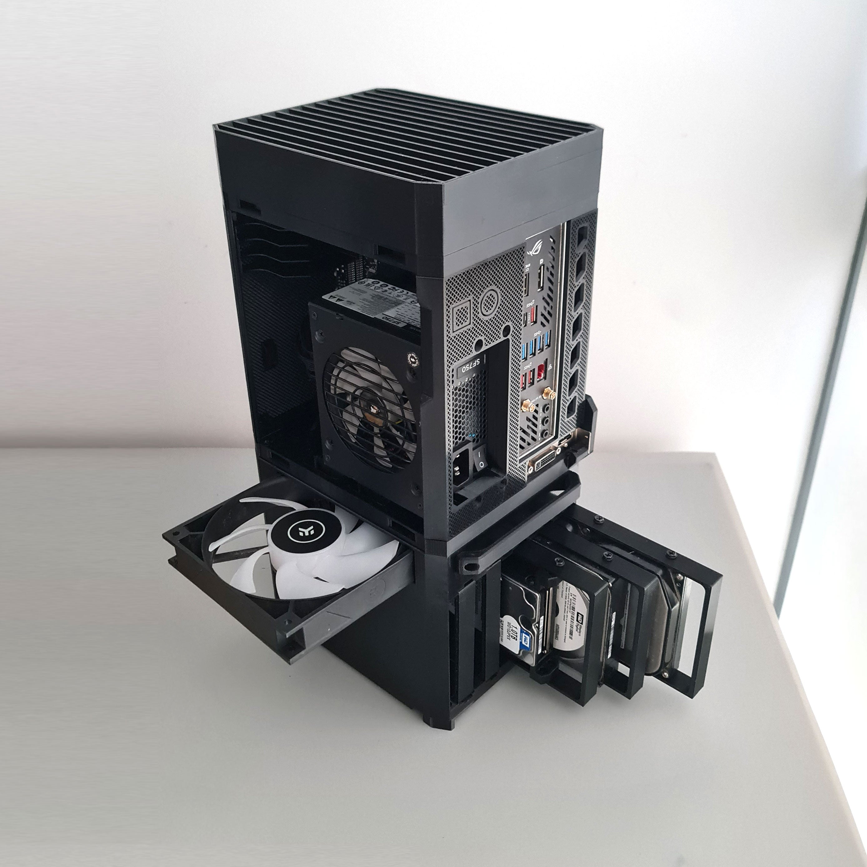 Nas Box Models MASS Premium - Stackable NAS ITX Enclosure – MODCASE
